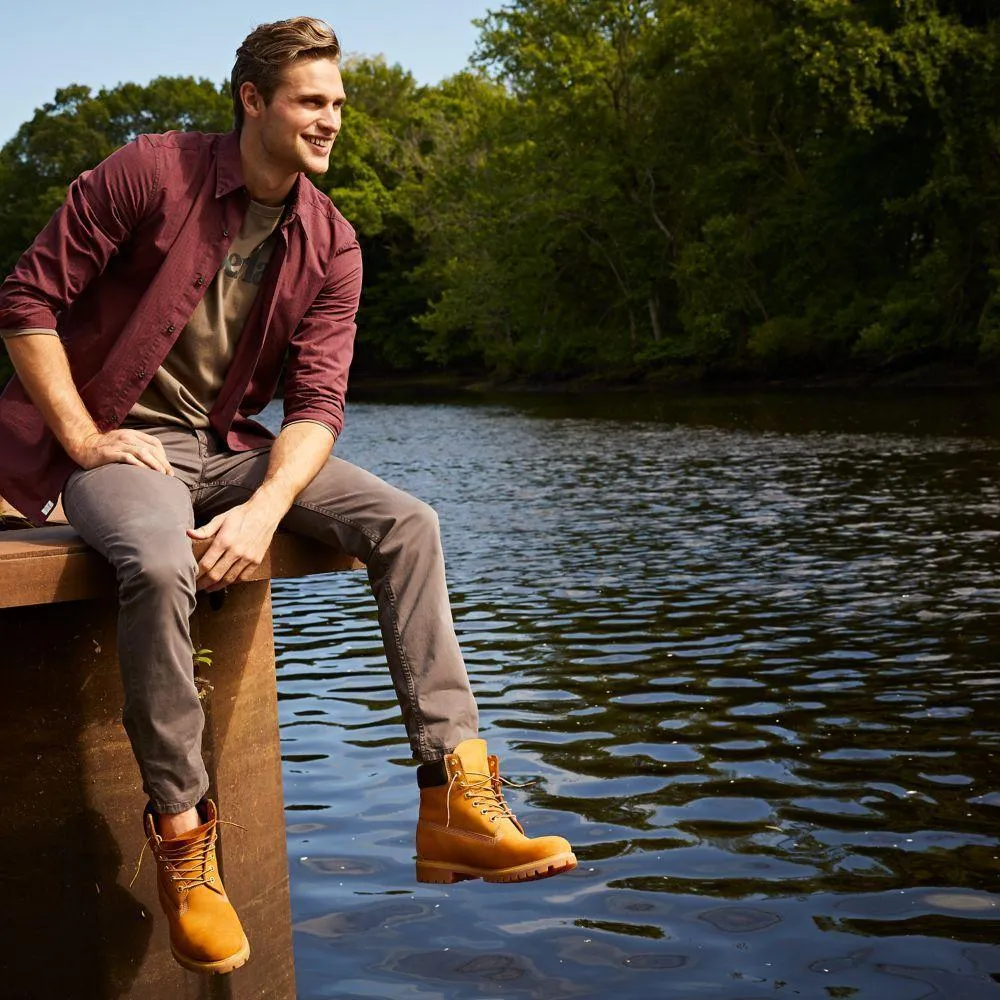 Timberland Men's 10061 6-Inch Premium Wheat Waterproof