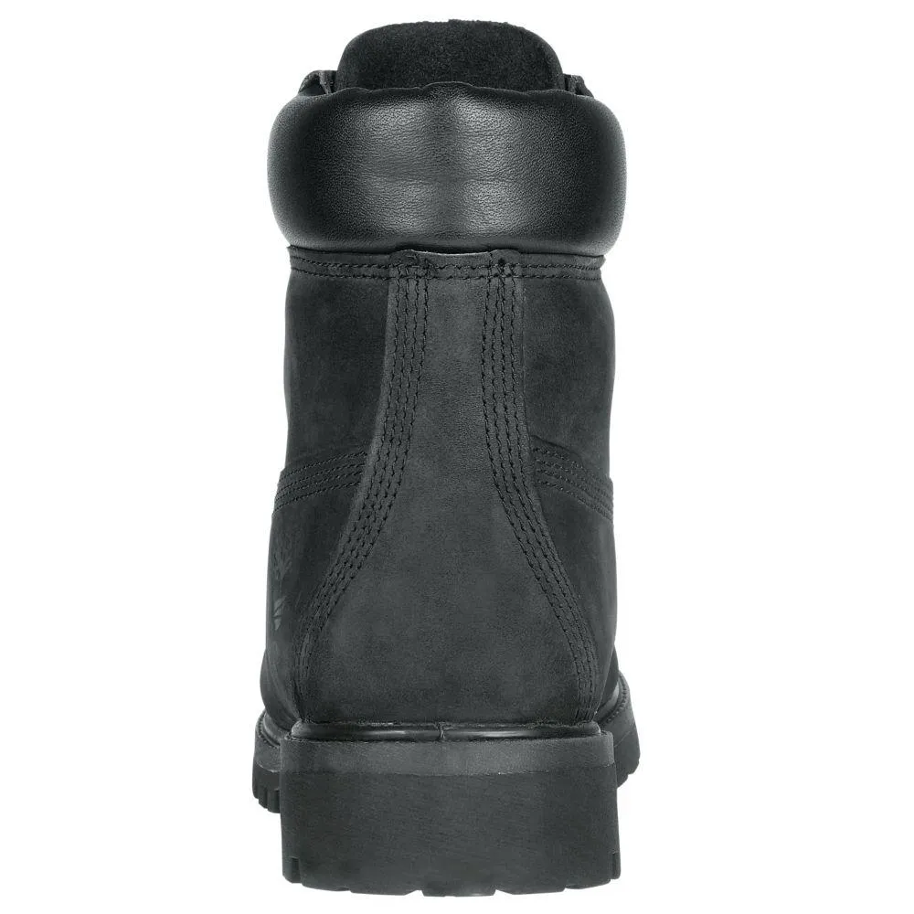 Timberland Men's 10073 6-Inch Premium Black Nubuck Waterproof