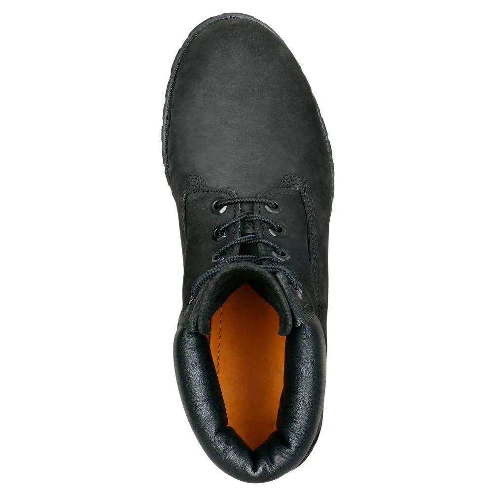 Timberland Men's 10073 6-Inch Premium Black Nubuck Waterproof