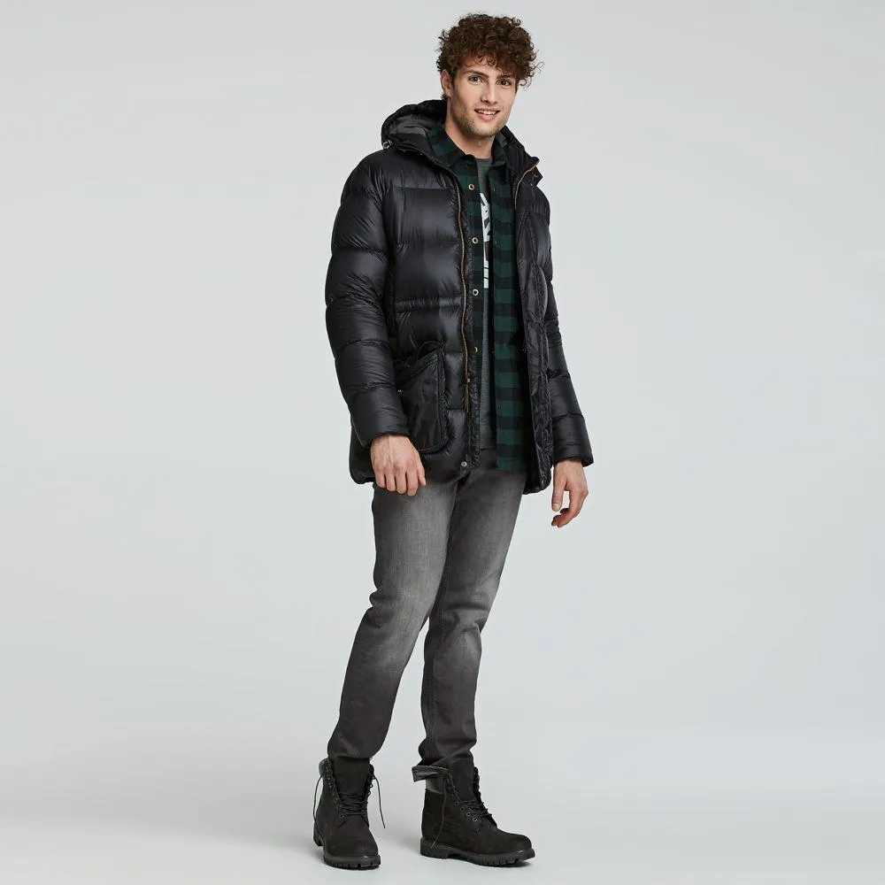 Timberland Men's 10073 6-Inch Premium Black Nubuck Waterproof
