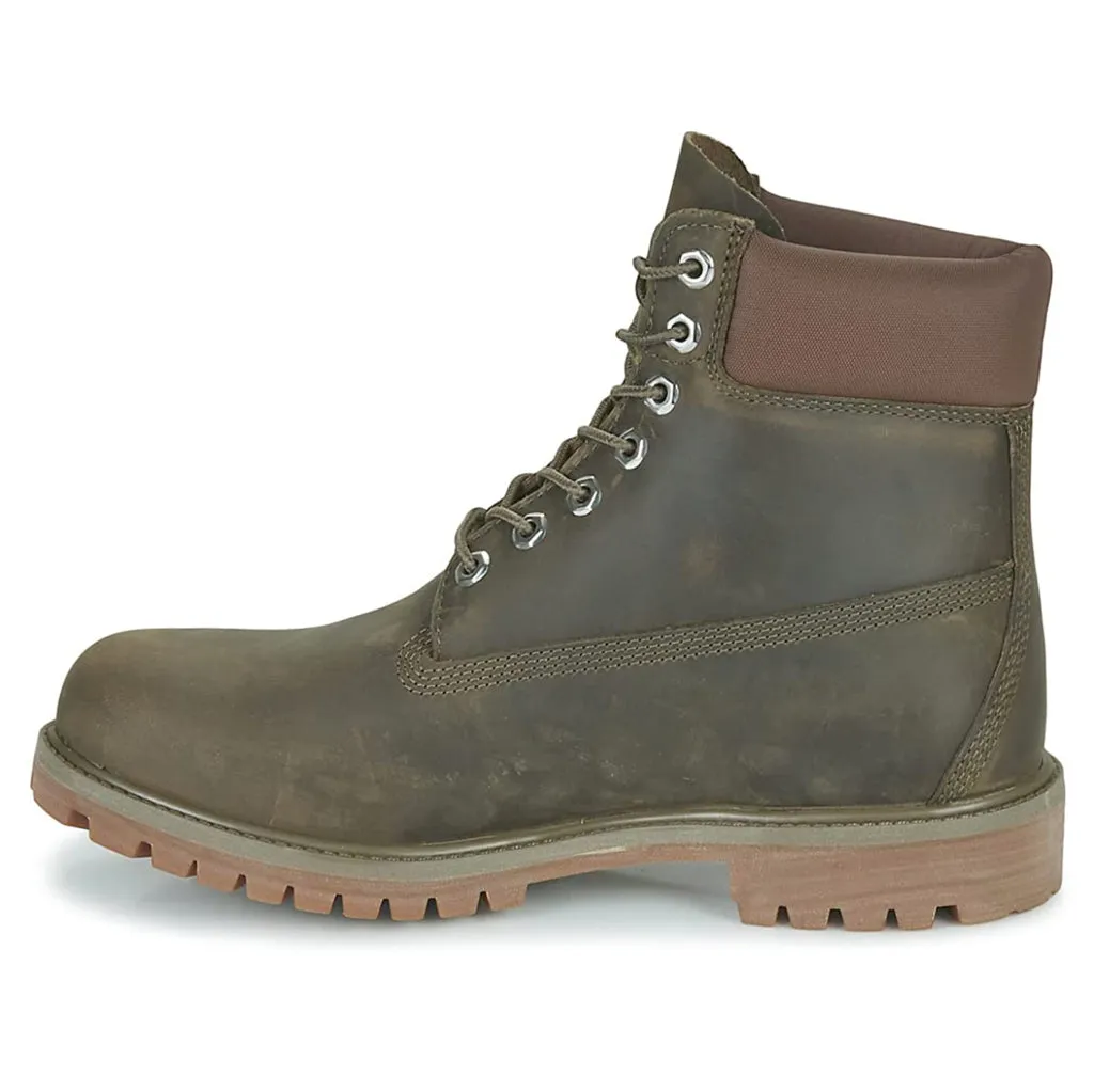 Timberland Premium 6 Inch Nubuck Leather Men's Ankle Boots