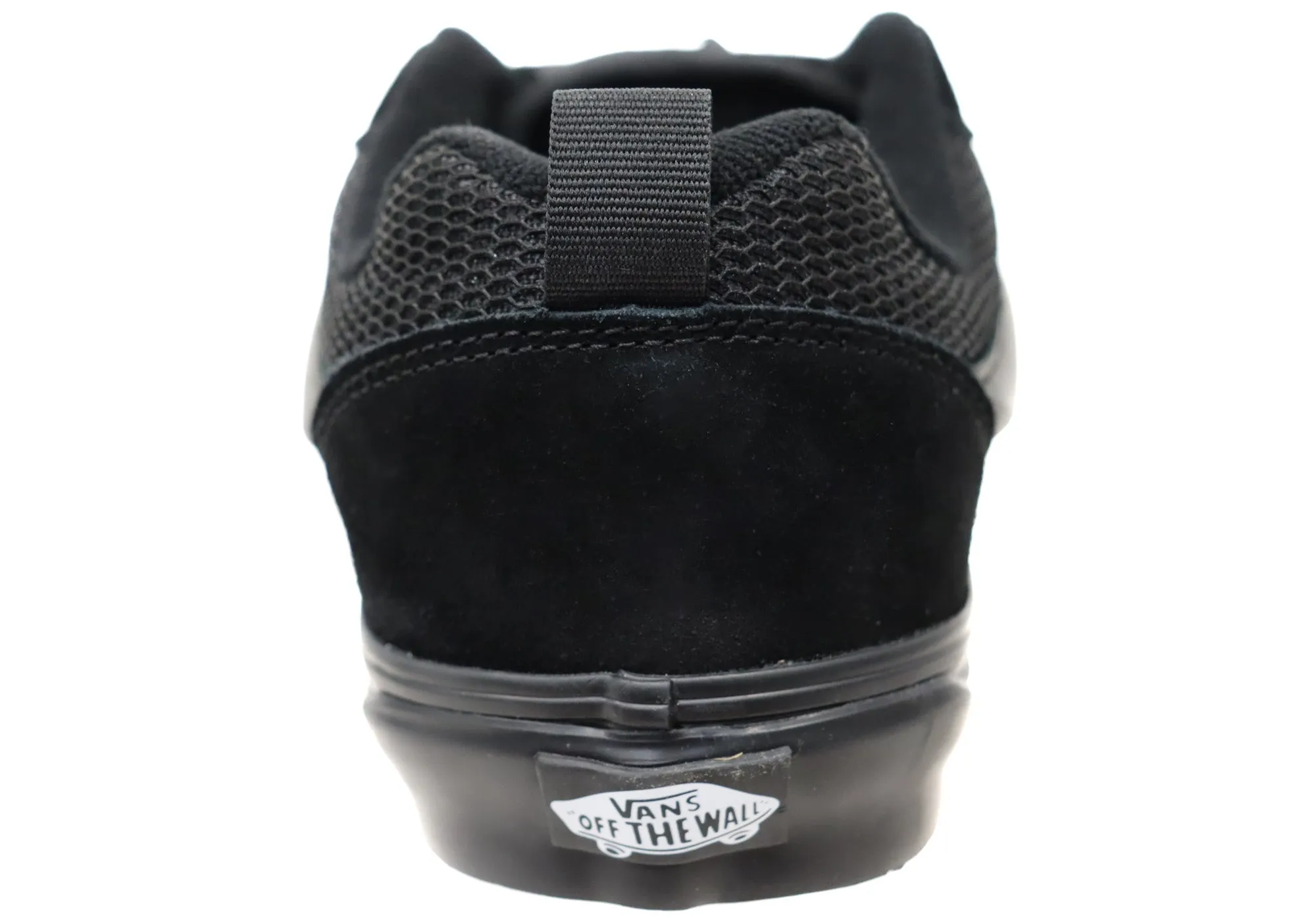 Vans Knu Skool Unisex Comfortable Lace Up Sneakers Black Black Vans Shoes
