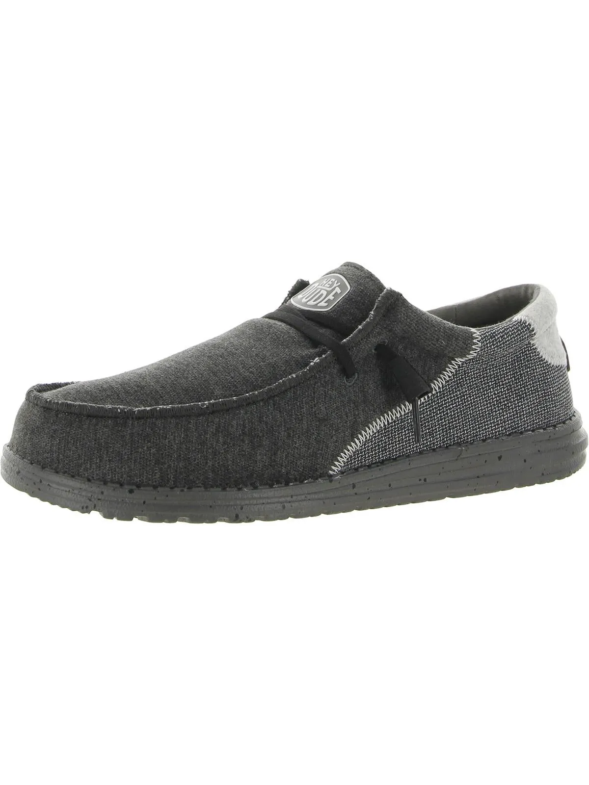 Wally Stitch Mens Lifestyle Knit Slip-On Sneakers