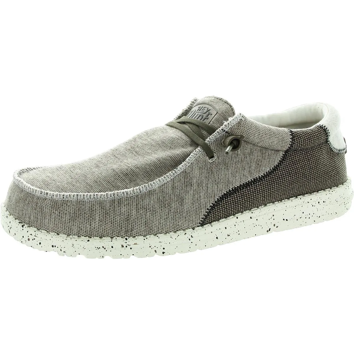 Wally Stitch Mens Lifestyle Knit Slip-On Sneakers