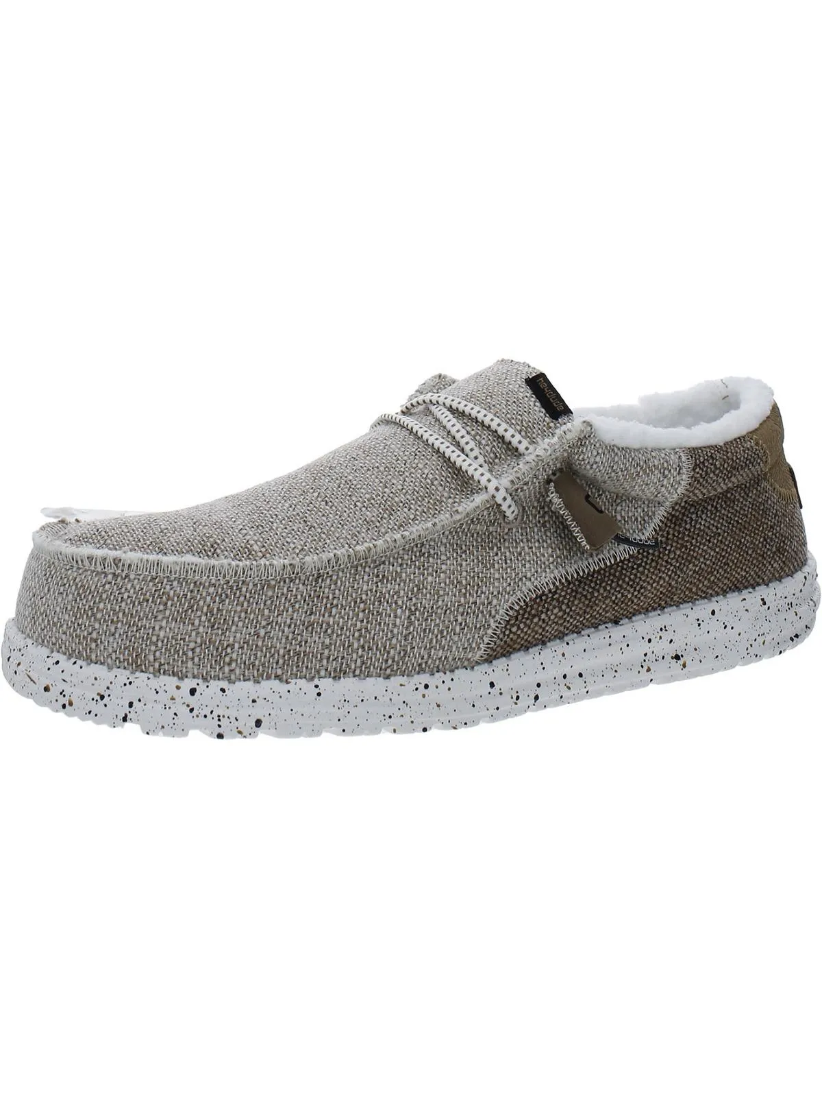 Wally Stitch Mens Lifestyle Knit Slip-On Sneakers
