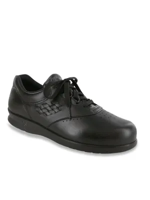Women's Free Time Walking Shoe - Double Wide In Black