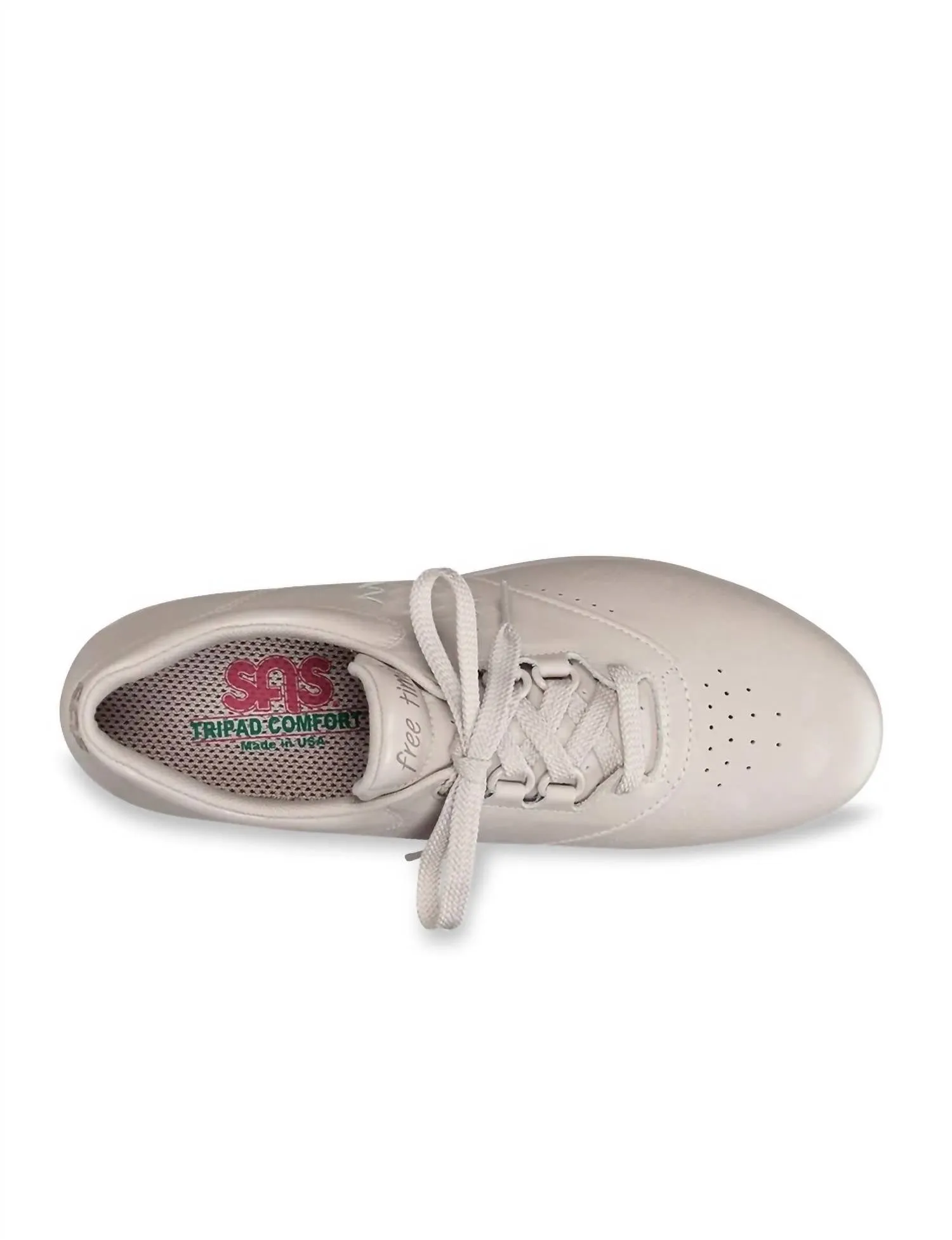 Women's Free Time Walking Shoe - Medium In Bone