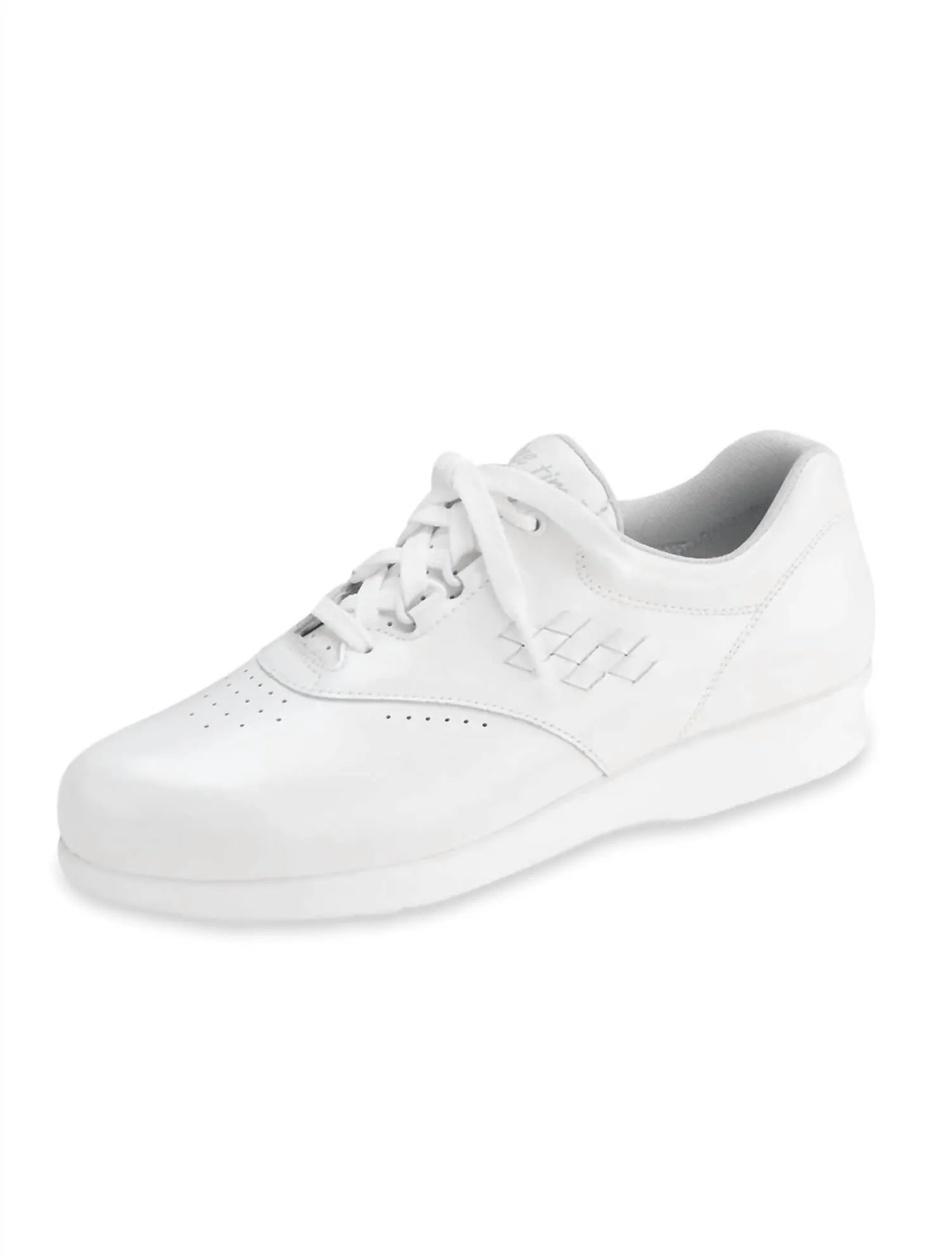 Women's Free Time Walking Shoe - Medium In White