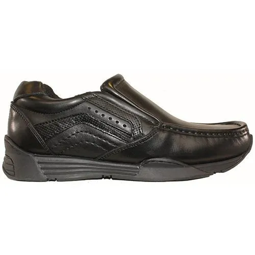 Wrangler Lavey Black Slip On Shoe Black