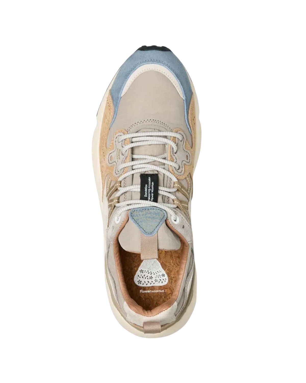 Yamano 3 Man Shoes in Dark Grey & Beige
