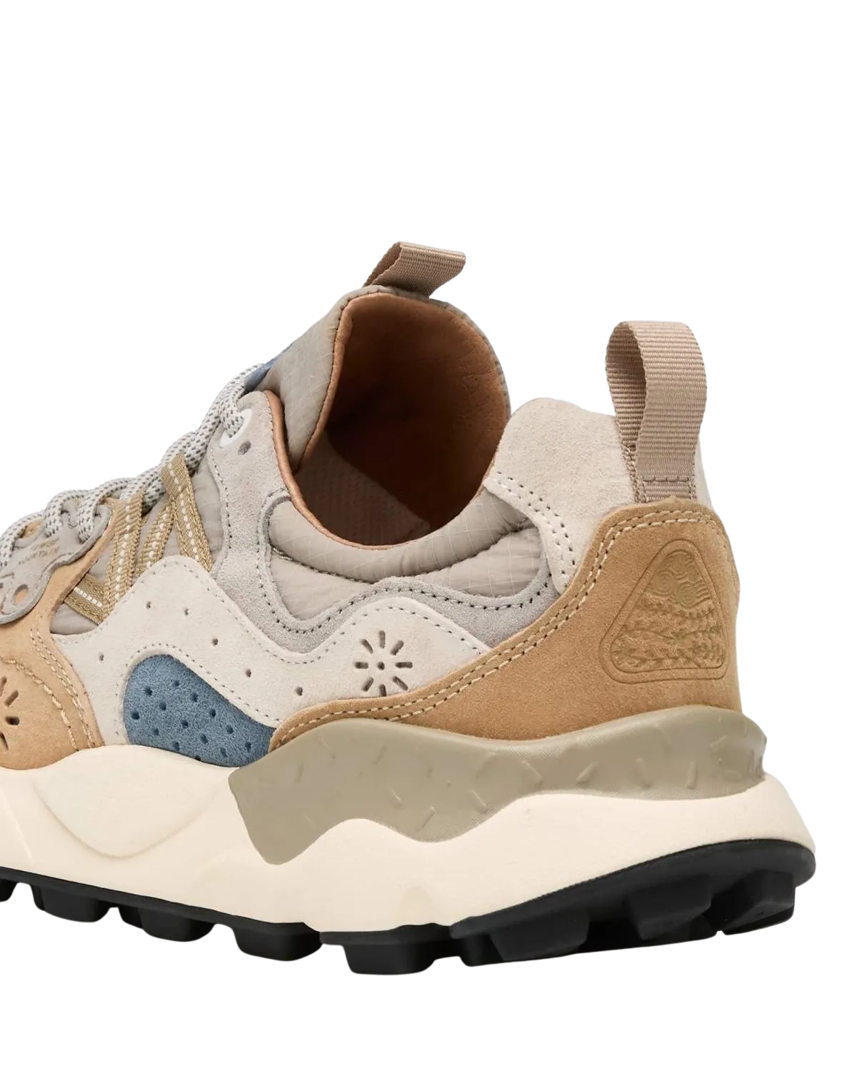 Yamano 3 Man Shoes in Dark Grey & Beige