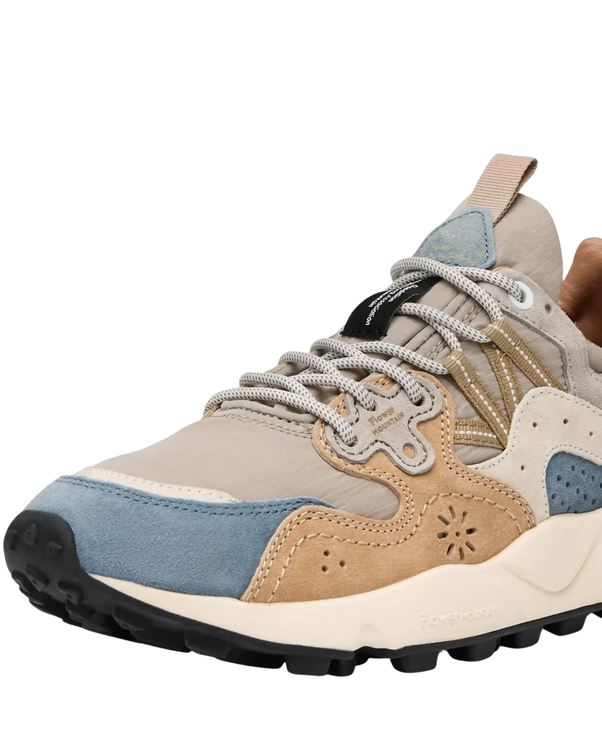 Yamano 3 Man Shoes in Dark Grey & Beige