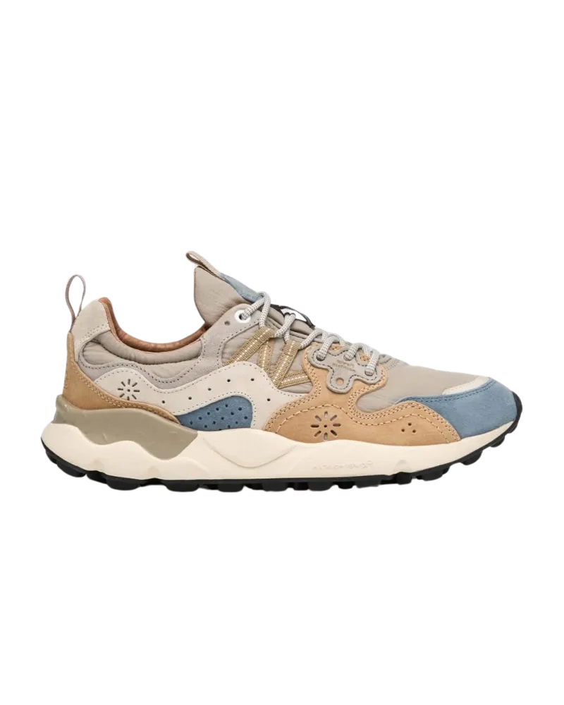Yamano 3 Man Shoes in Dark Grey & Beige